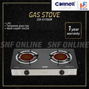Cornell Dapur Gas Infrared Glass Stove Double Burner CGS-G155GIR CGSG155GIR