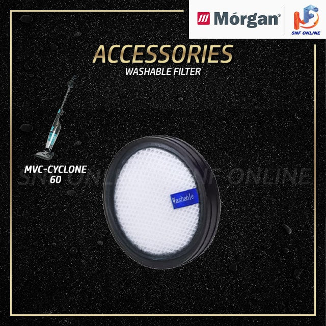 Washable Filter for Morgan Upright Vacuum 600W MVC-CYCLONE 60 FILTER60