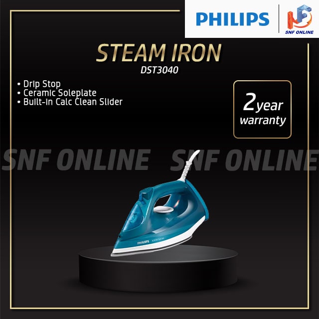 Philips 2600W Powerful Steam iron DST3040 | DST3040/76 (Successor Model for GC2678)