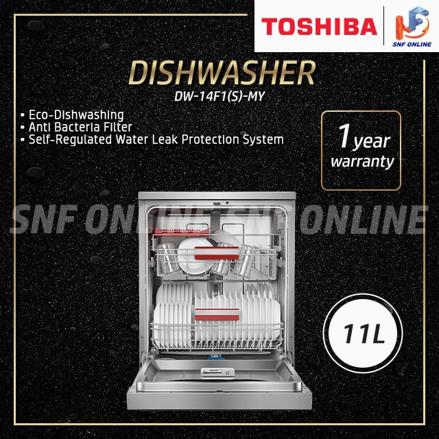 Toshiba Table Top Dish Washer Machine DW-14F1(S)-MY