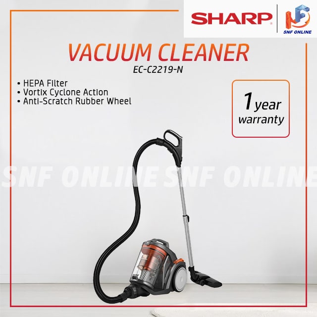 Sharp 2200w Bagless Vacuum Cleaner ECC2219N