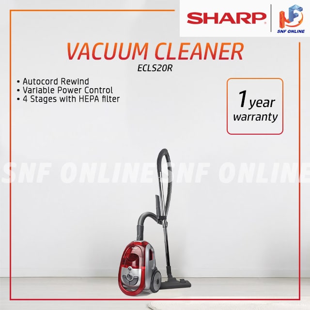 Sharp 2000W Vacuum Cleaner (Bagless) ECLS20R