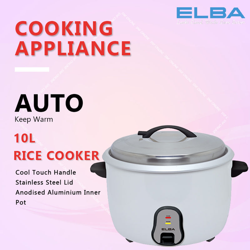 Elba 10L Commercial Rice Cooker ECRC-M1026(WH) ECRC-M1026