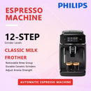 Philips Mesin Kopi Expresso Automatik Series 2200 Fully Automatic Espresso Coffee Machine EP2220/10 EP2330/31