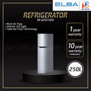 Elba 250L Fridge Refrigerator Peti Sejuk 2 Pintu  ERG2521 ER-G2521(SV)