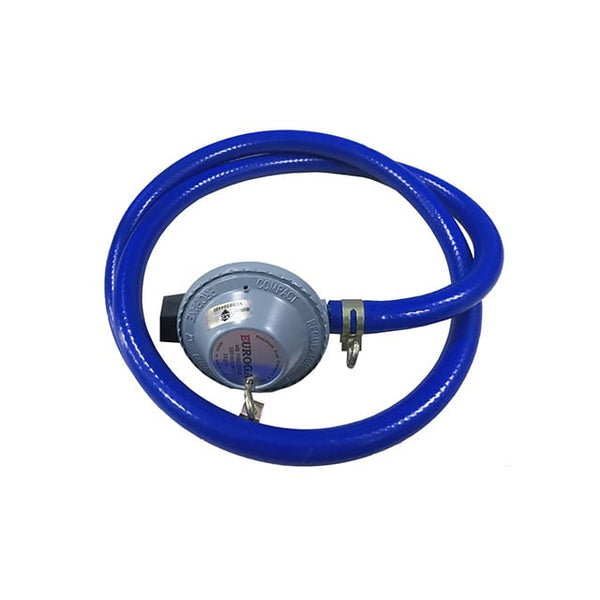 Eurogas SIRIM Safety (SET) Low Pressure Gas Regulator Complete Double Safety Rubber Hose EUROGAS-HOSE