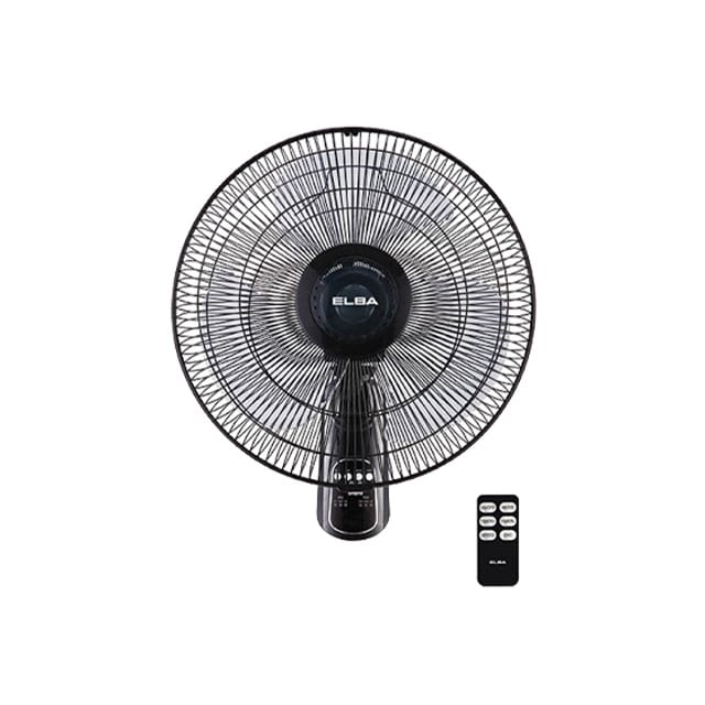 Elba 16’’ Wall Fan kipas dinding With Remote Control EWMF-E1646RC(BK) EWMFE1646RC