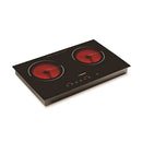 Faber Dapur Elektrik Seramik Built-in Double Electric Ceramic Cooker Hob FCH3C/69BK