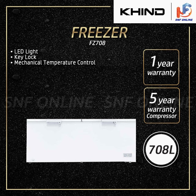 Khind 708L Chest Freezer FZ708
