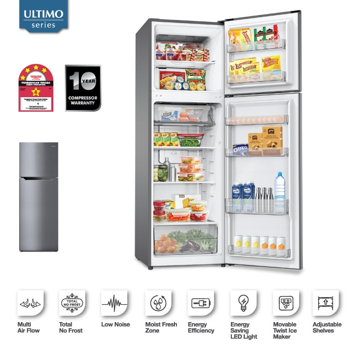 Elba Fridge Refrigerator (310 L) ER-G3125(SV)