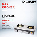 Khind Stainless Steel Gas Cooker GC9122