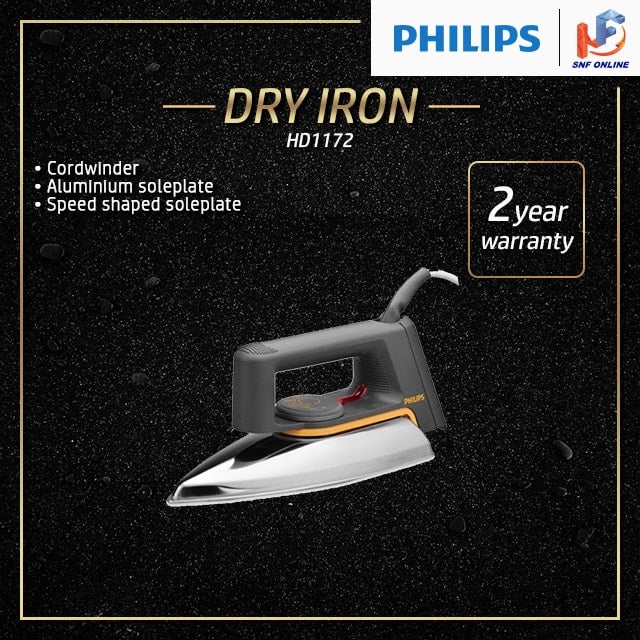 Philips Dry Iron 1000W HD1172