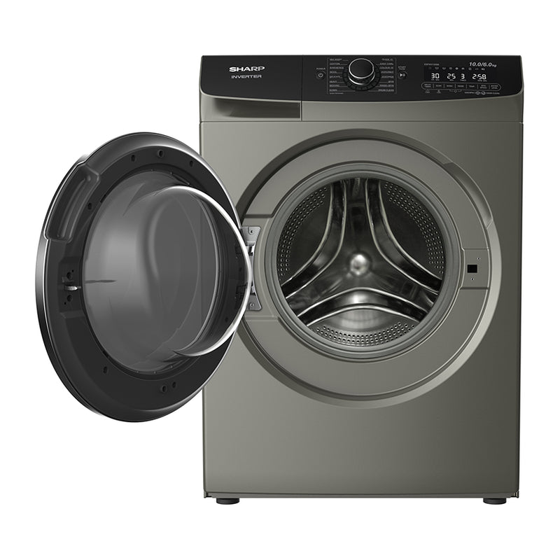 Sharp 2 in 1 Front Load Washer Dryer 10kg ESFWV10088