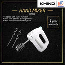 Khind Hand Mixer HM300 Pengadun Kek