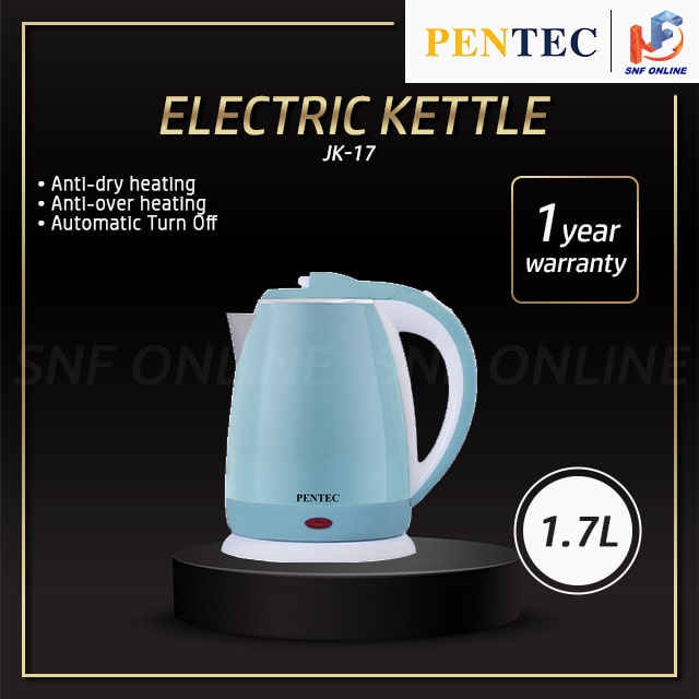 Pentec 1.7L Stainless Steel Electric Jug Kettle JK-17a JK17 JK-17