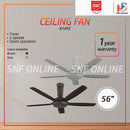KDK 5 Blade Ceiling Fan (56’’) With Remote Control K14YZ-GY K14YZ-PBR