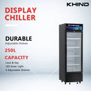 Khind Penyejuk Paparan 250L Display Chiller KDS250
