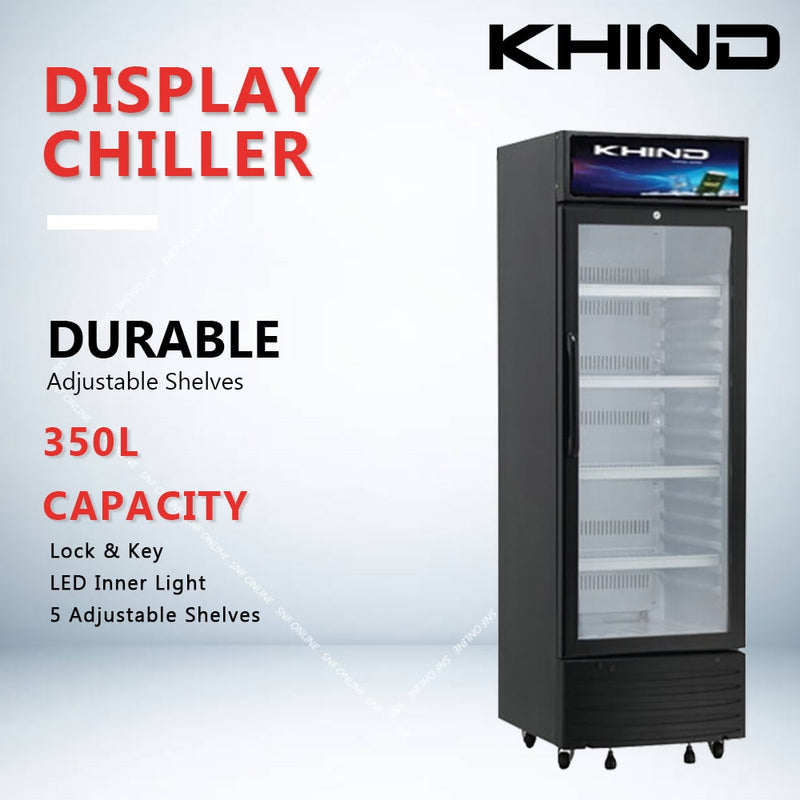Khind 350L Display Chiller KDS350