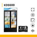 KHIND Peti Sejuk Paparan 600L Display Chiller KDS600