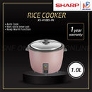 Sharp Periuk Nasi - Rice Cooker 1.0L KS-H108S-PK KSH108SPK