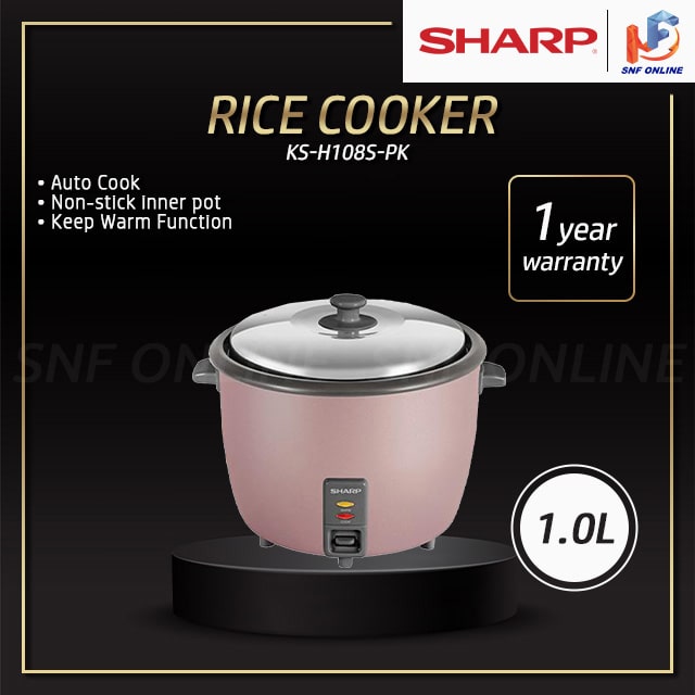 Sharp Rice Cooker 1.0L KS-H108S-PK KSH108SPK