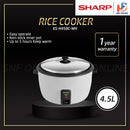 Sharp Periuk Nasi - 4.5L Commercial Rice Cooker KSH458CWH KS-H458C-WH