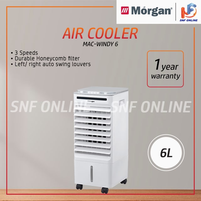 Morgan Air Cooler Penyejuk Udara 6L MAC-WINDY 6 MAC-WINDY6 (New Aug 2020 - Exclusive)