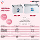 Morgan Peti Sejuk Beku Glass Door Chest Freezer 336L MCF-G336L