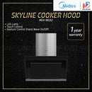 Midea Penyedup Asap - Skyline Cooker Hood 1500m³/hr MCH-90J52