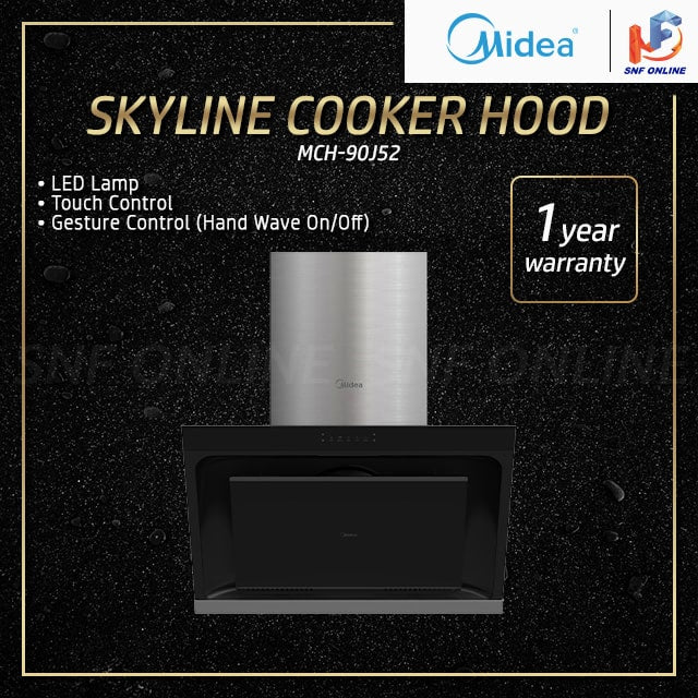 Midea Skyline Cooker Hood 1500m³/hr MCH-90J52