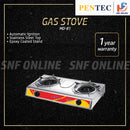 Pentec Dapur Gas Double Burner Gas Cooker MD81 MD-81