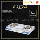 Pentec Dapur Panas Double Burner Stainless steel Gas Stove MD-816 MD816