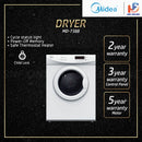 Midea Pengering Kain Dryer 7Kg Mesin Pengering MD-7388