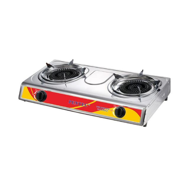 Pentec Double Burner Gas Cooker MD81 MD-81