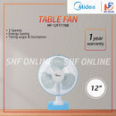 Midea Kipas Meja Table Fan 12”  Kipas Meja MF-12FT17NB