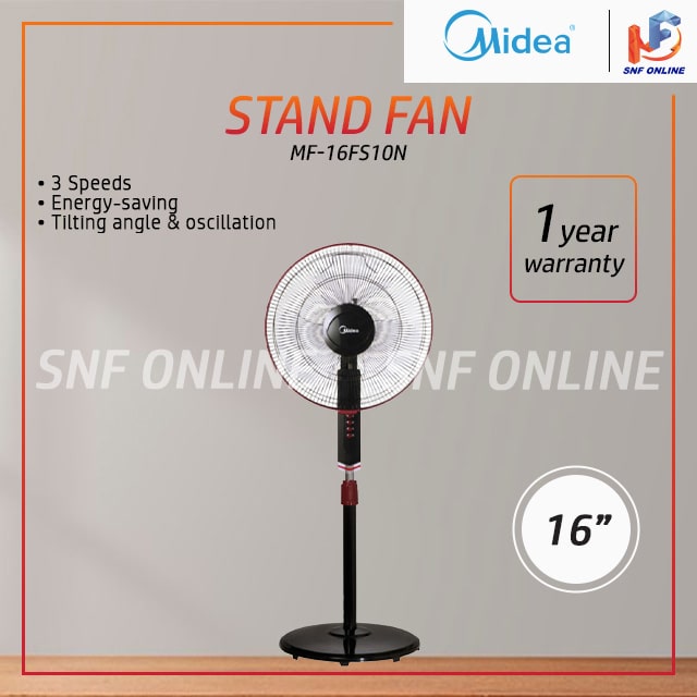 Midea 16” Stand Fan MF-16FS10N / NS