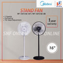 Midea 16” Stand Fan MF-16FS18C-WT / MF-16FS18C-BK