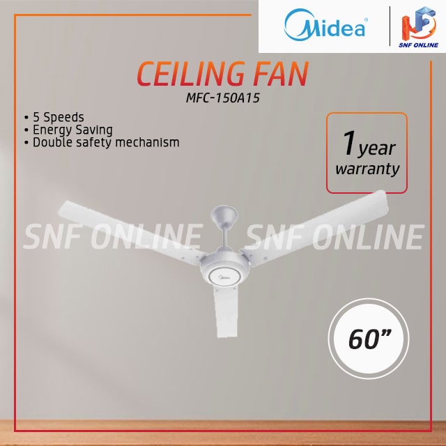 Midea Ceiling Fan 60''  MFC-150A15 (Twin Pack)