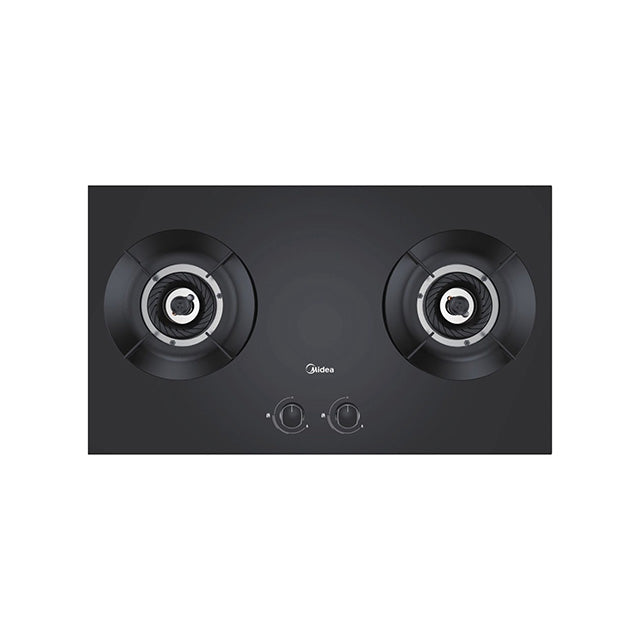 Midea 2 Burner Built-In Glass Gas Cooker Hob with 5.8kW MGH-2280GL