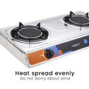 Meck Gas Stove Double Infrared Burner MGS-IR1500SS