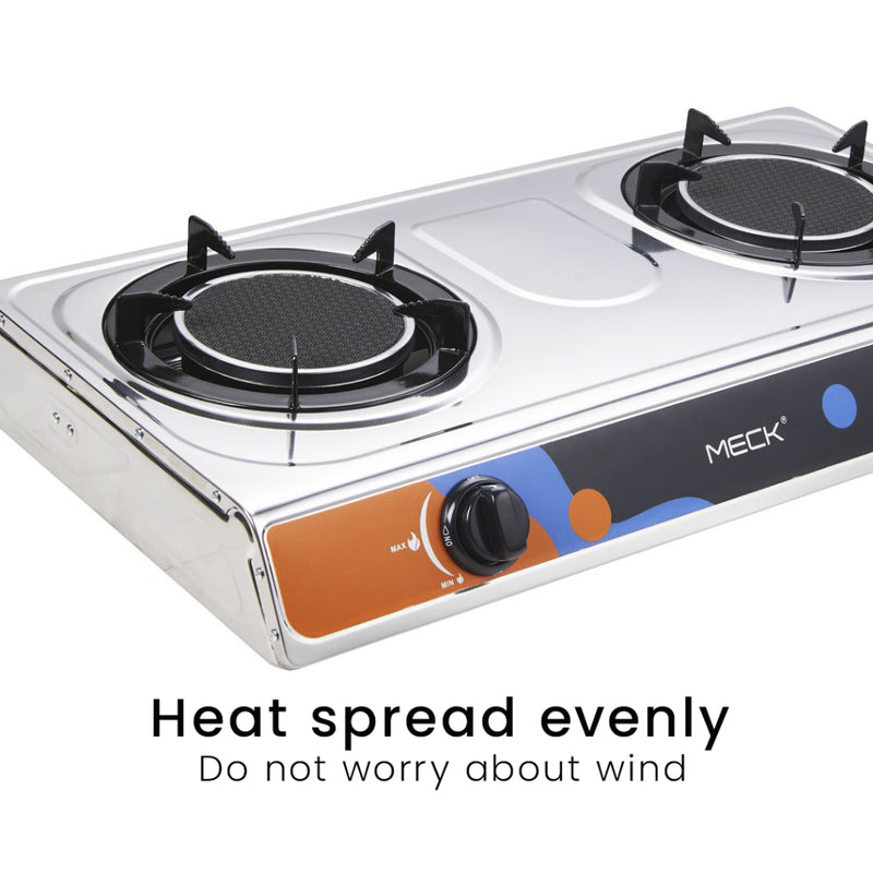 Meck Gas Stove Double Infrared Burner MGS-IR1500SS