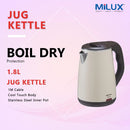 Milux Jug Kettle ( 1.8L )  MJK-180