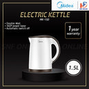 Midea Cerek Elektrik 1.5L Jug KettleDouble Wall MK-15D