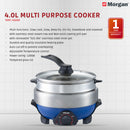 Morgan Multi Cooker 4.0L With Stainless Steel Inner Pot  MMC-3400A MMC3400A