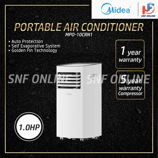 Midea Portable Air Conditioner (1 HP) MPO-10CRN1