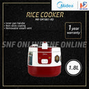 Midea 1.8L Jar Rice Cooker MR-SM1861 MR-SM1861-RD