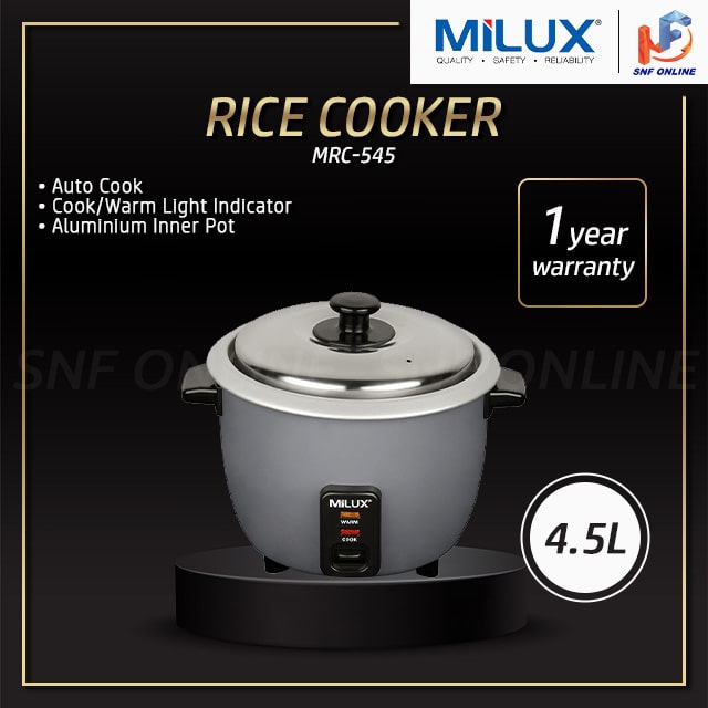 Milux 25 Cups 4.5L Commercial Electric Rice Cooker MRC-545 MRC545