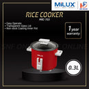 Milux Classy Mini Rice Cooker 0.3L MRC-703 MRC703