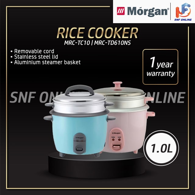 Morgan Rice Cooker 1.0L Periuk nasi MRC-TC10  MRC-TD610NS
