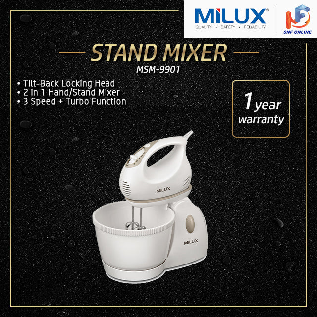 Milux 2 in 1 Stand mixer MSM-9901 MSM9901
